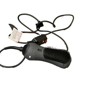 Monat Mens Black Heat-Resistant Infrared Technology Handheld Hair Brush Dryer